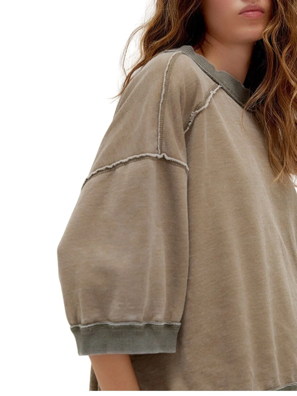 Free People Everything Pullover Oversized Sweatshirt XL - Picture 2 of 9